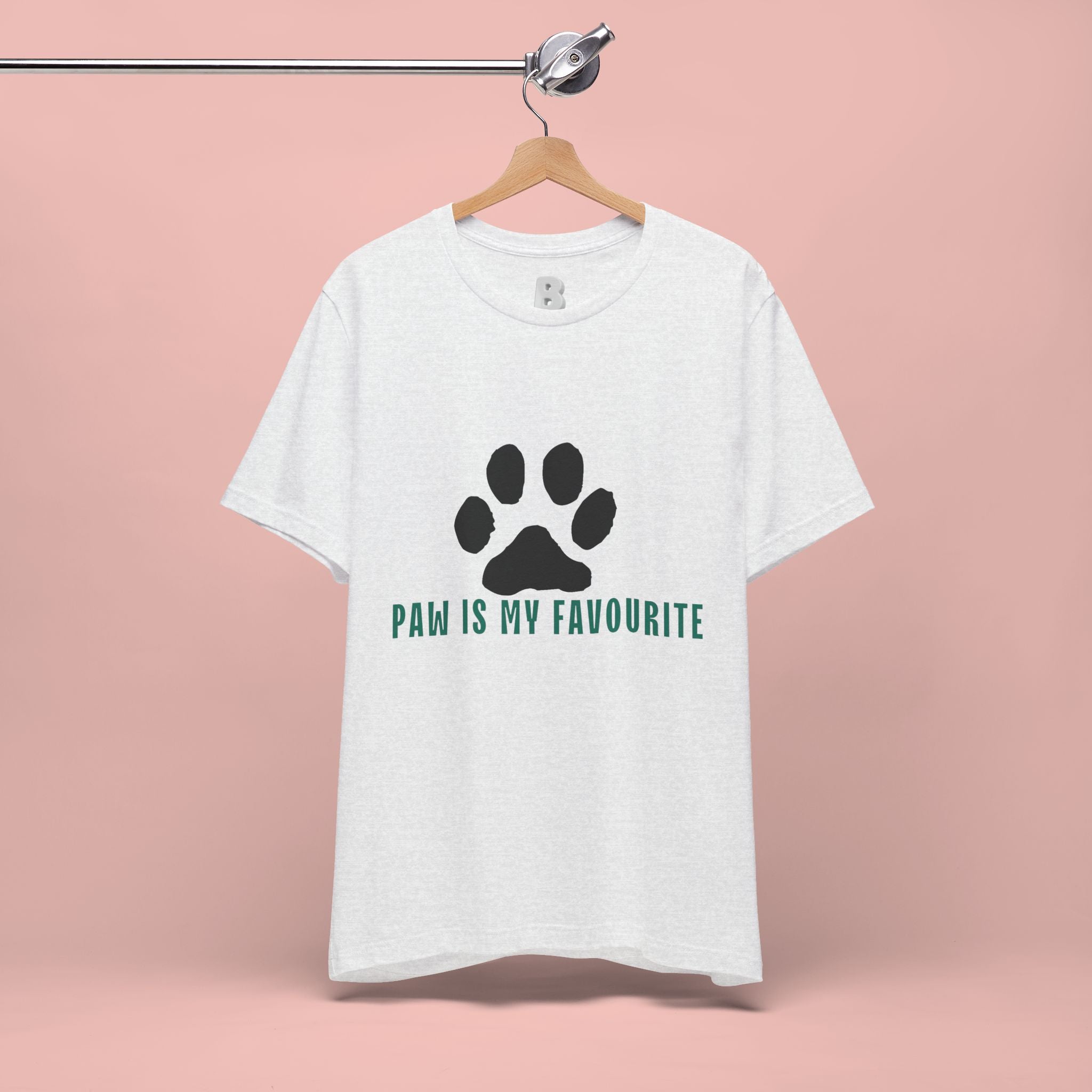 Paw Is My Favourite T‑Shirt — Dog Lover Paw Print Tee
