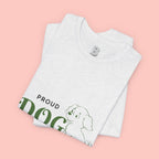 Proud Dog Mom T-Shirt – Cute Paw Print & Puppy Graphic Tee