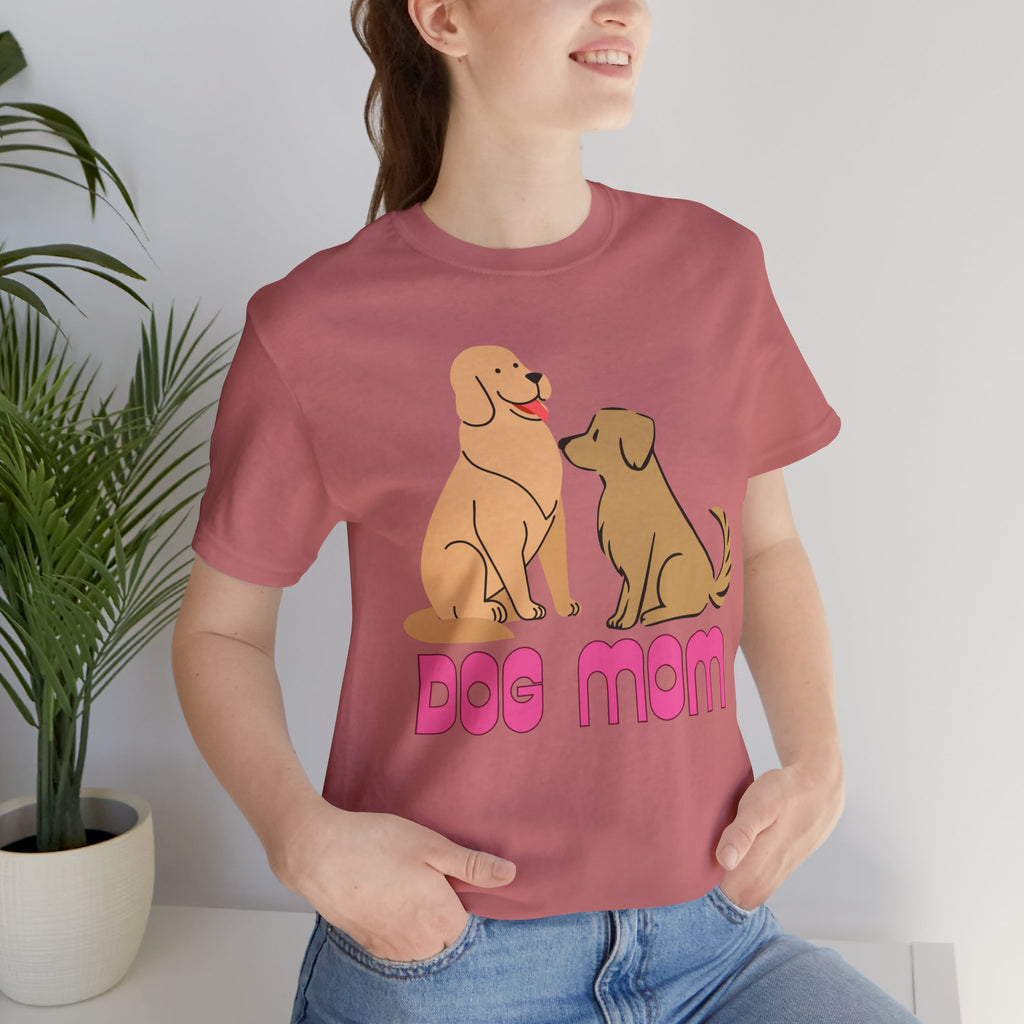 Dog Mom T‑Shirt — Cute Retro Dogs Graphic Tee for Dog Lovers