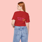 Dog Mom Tee — "Dog Mom Made, Always On" Cute Paw Print Graphic T-Shirt