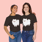 Cute Fluffy Pomeranian Tee — "Mom's Cute Child" Dog T-Shirt