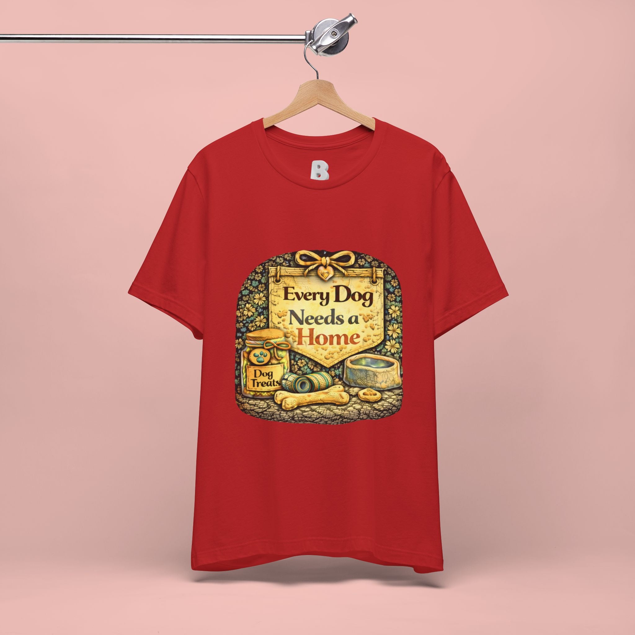 Dog Rescue Tee — "Every Dog Needs a Home" Shelter Support T-Shirt