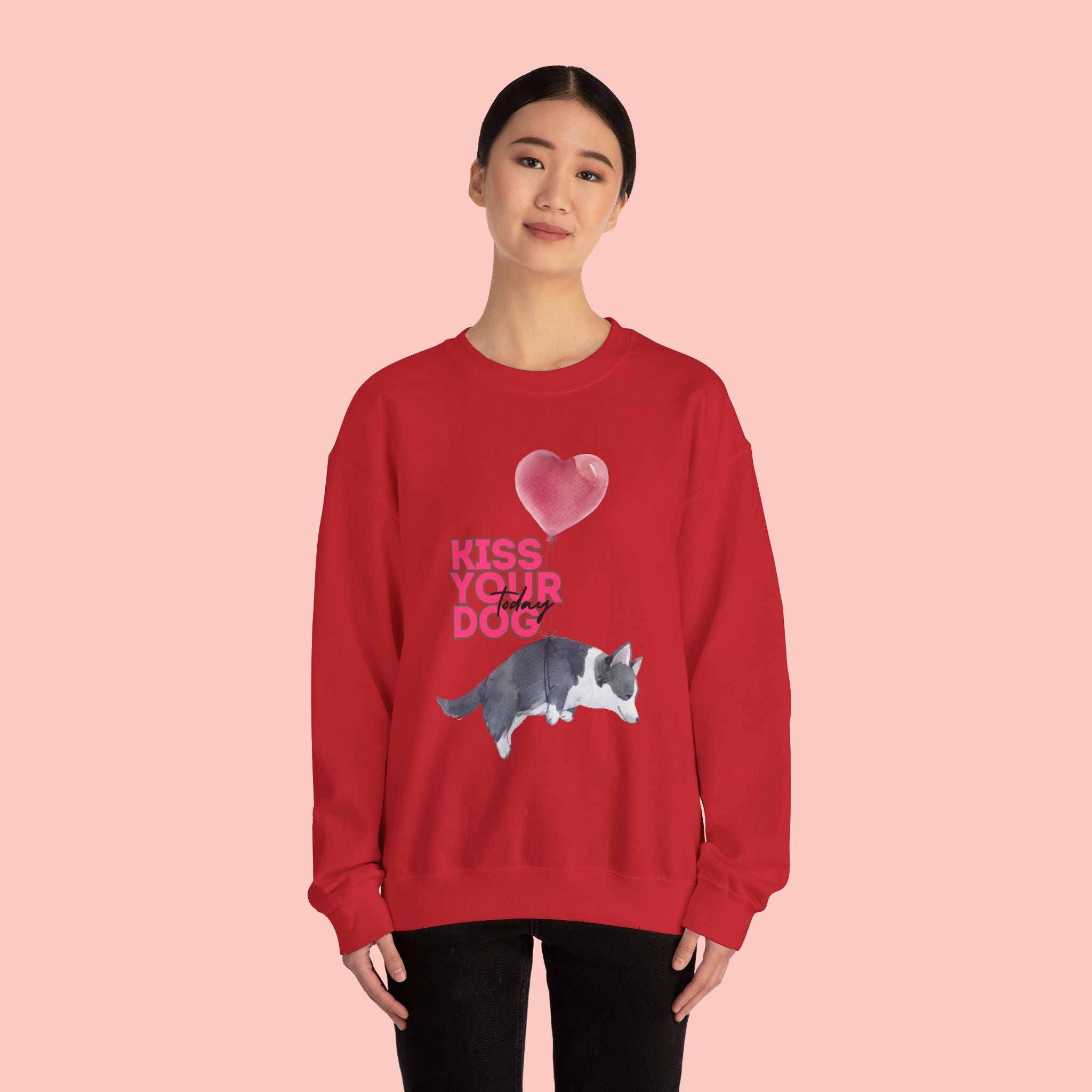 Kiss Your Dog Crewneck Sweatshirt
