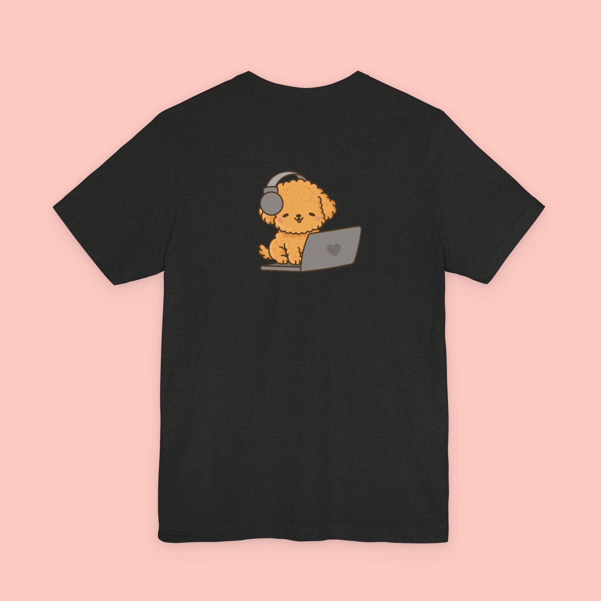 Cute Dog 'Zoom Meeting Approved' Tee - Remote Work Humor T-Shirt
