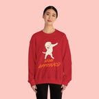Crewneck Sweatshirt - 'Mom Approved' Dabbing Dog Cute Graphic