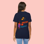 T‑Shirt — "Always Happen" Graphic Tee with Woman & Thought Bubble