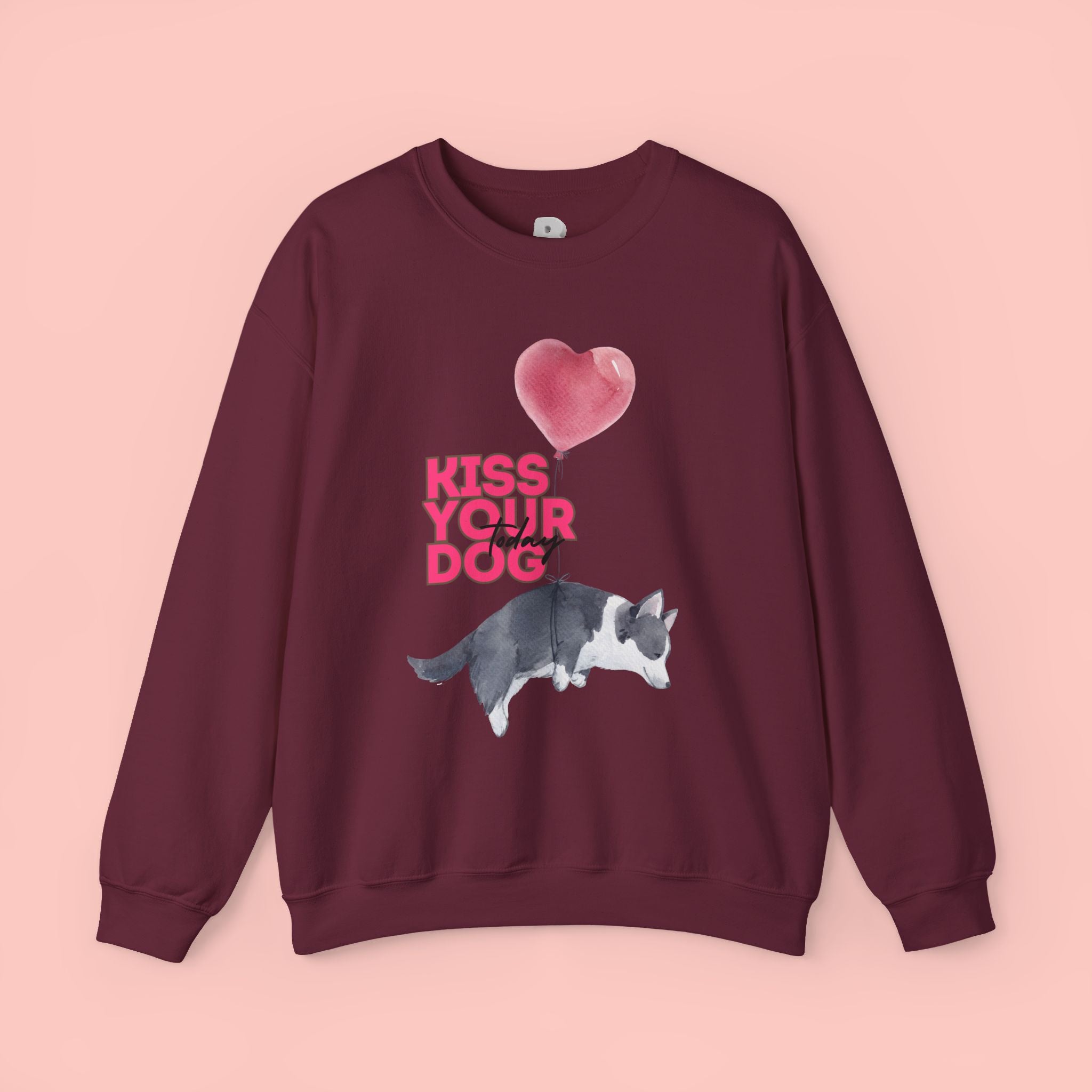 Kiss Your Dog Crewneck Sweatshirt