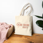 Dog Mom Tote Bag — "Doing Dog Mom Shit" Canvas Grocery & Everyday Tote