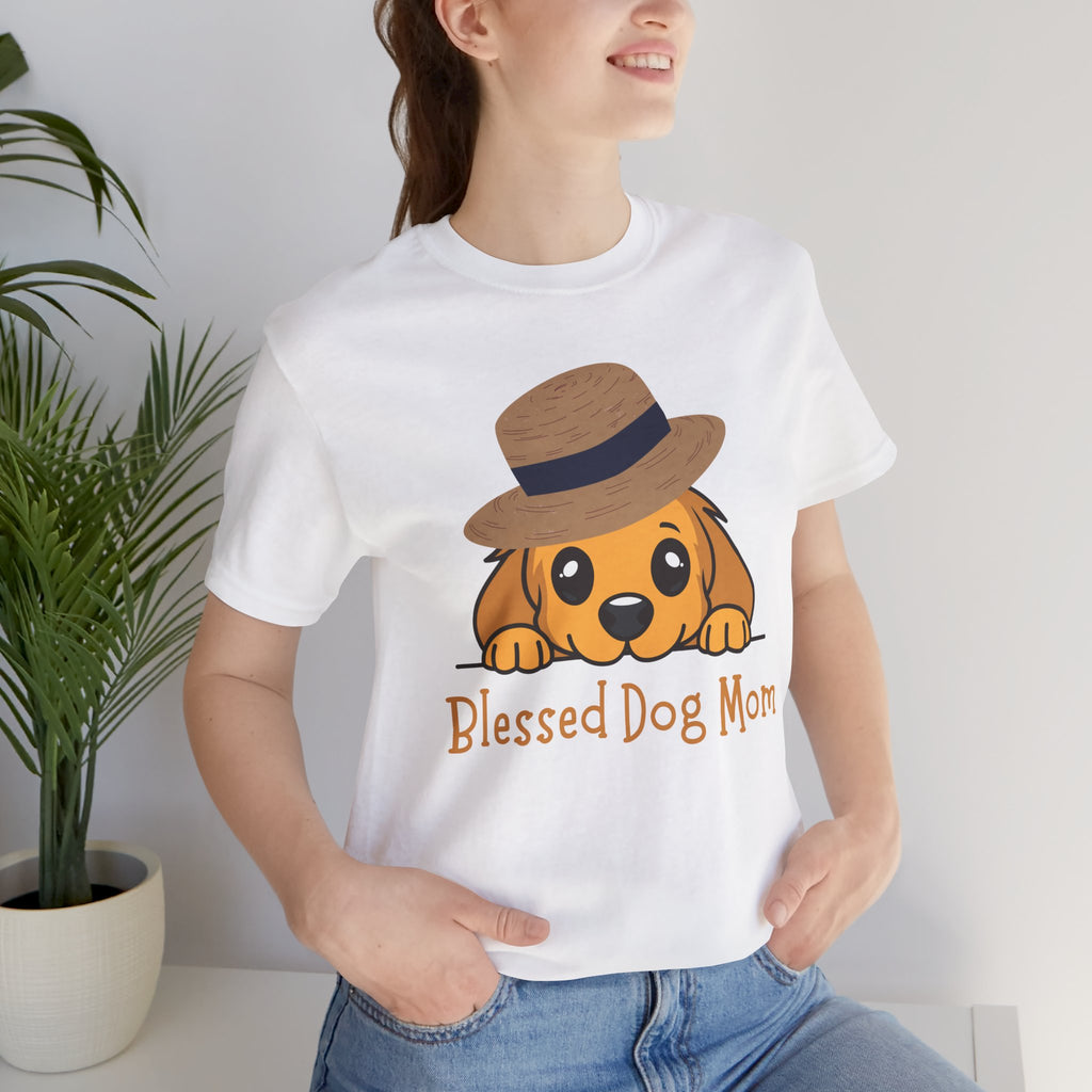 Blessed Dog Mom T-Shirt — Cute Puppy Graphic Tee for Dog Lovers
