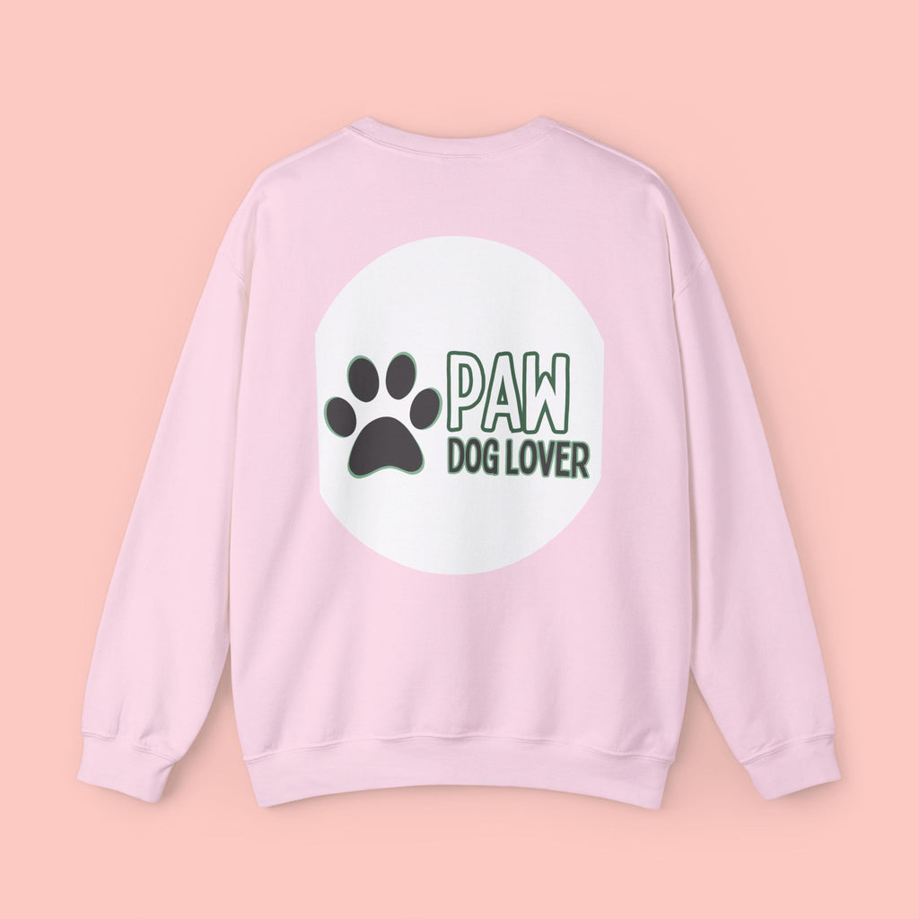 Dog Lover Paw Print Crewneck Sweatshirt