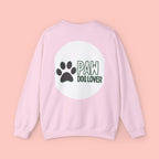 Dog Lover Paw Print Crewneck Sweatshirt