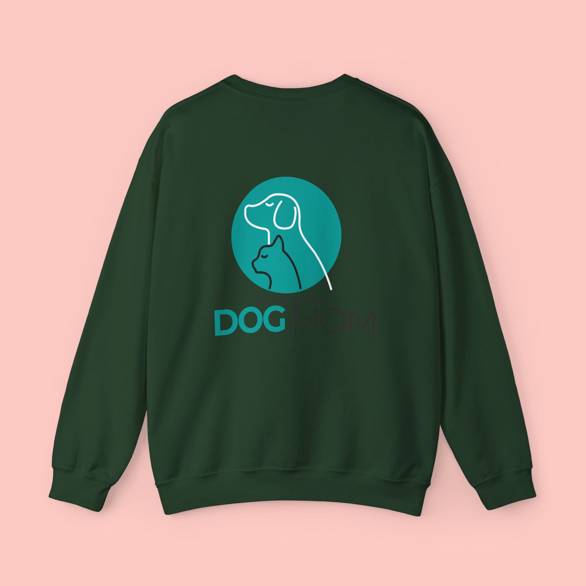 Dog Mom Crewneck Sweatshirt — Proud To Be Dog Mom Graphic
