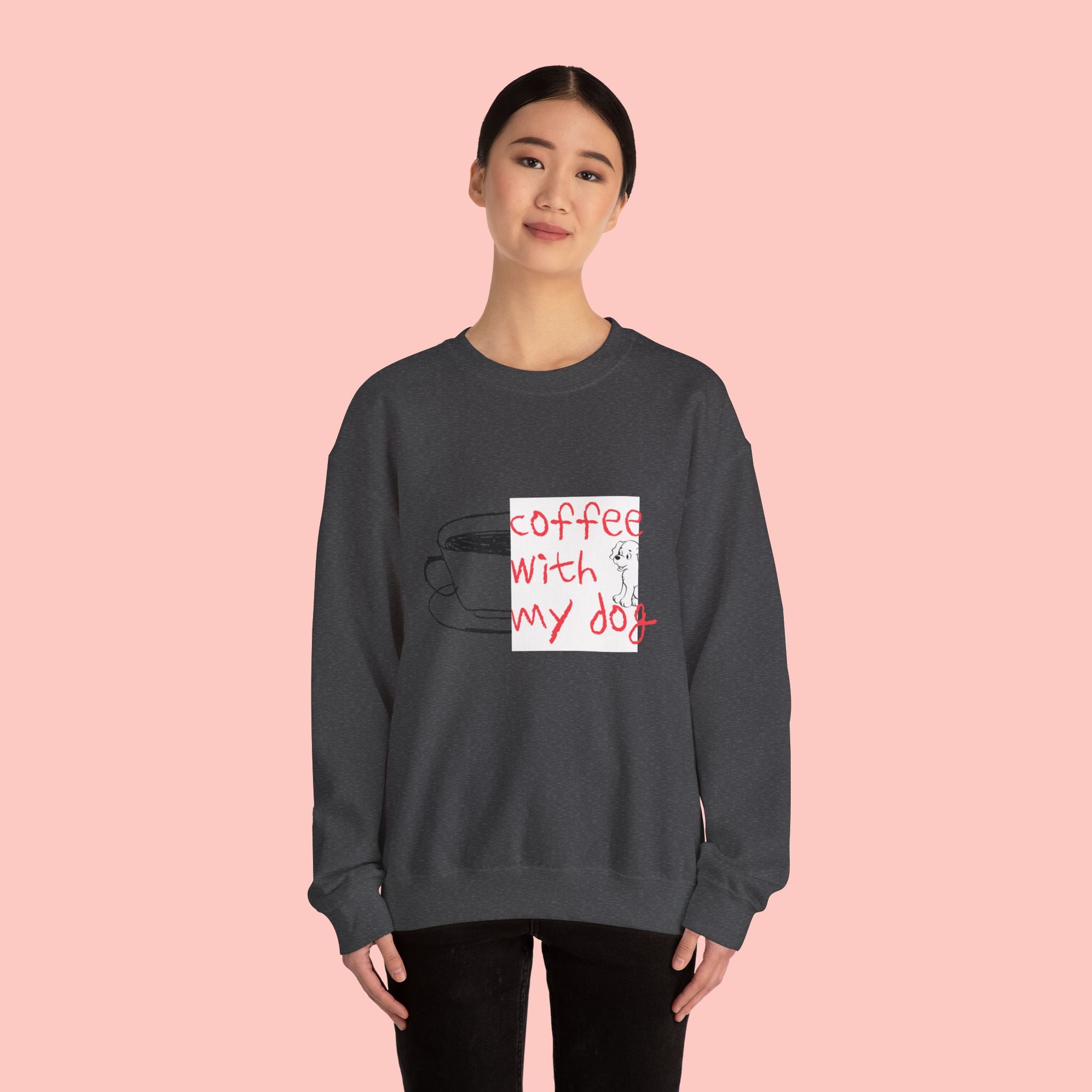 Coffee With My Dog Crewneck Sweatshirt