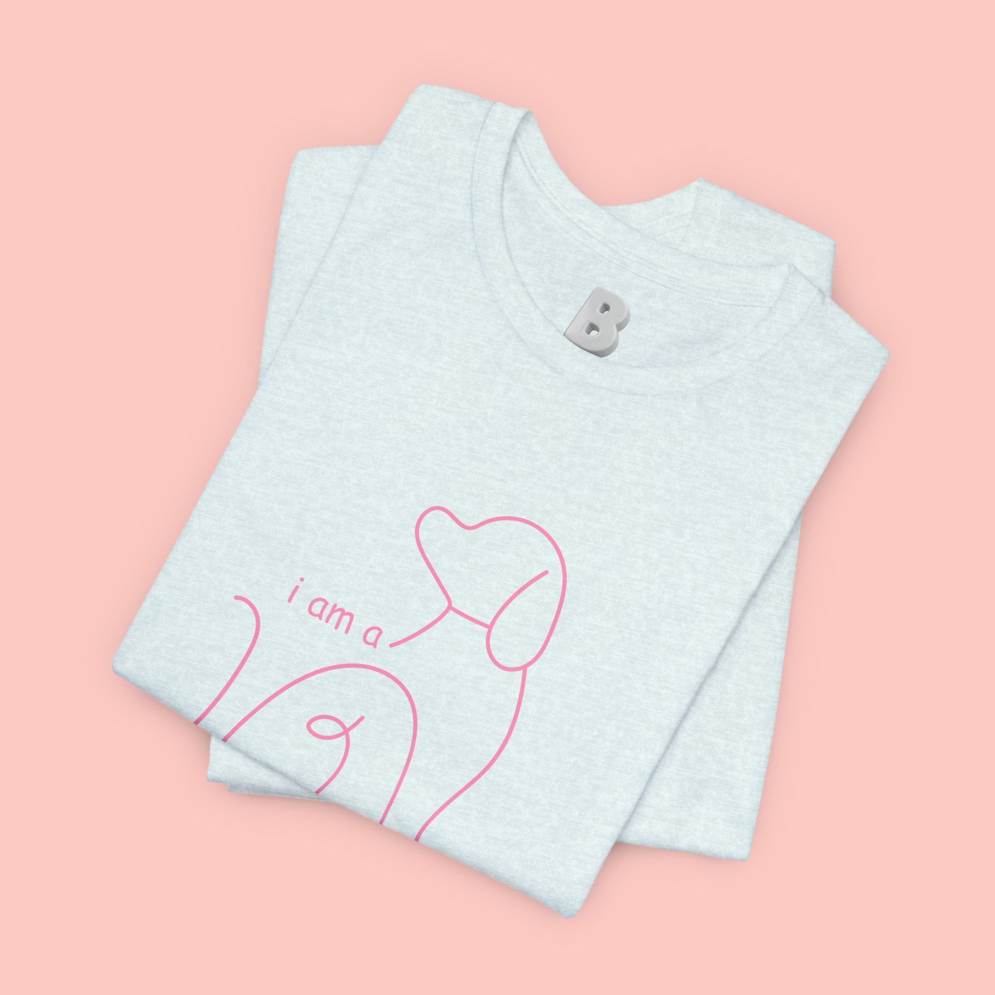 Dog Mom T‑Shirt – Minimal Pink Line Art Dog Tee