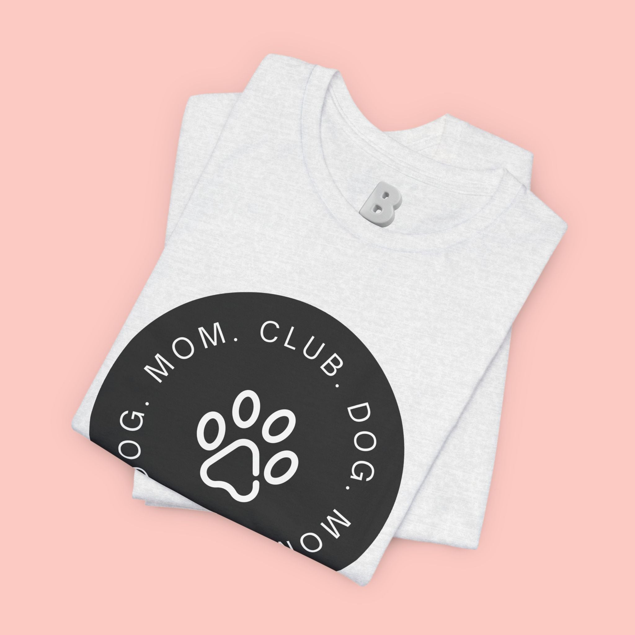 Dog Mom Club T-Shirt — Paw Print Graphic Tee for Pet Lovers