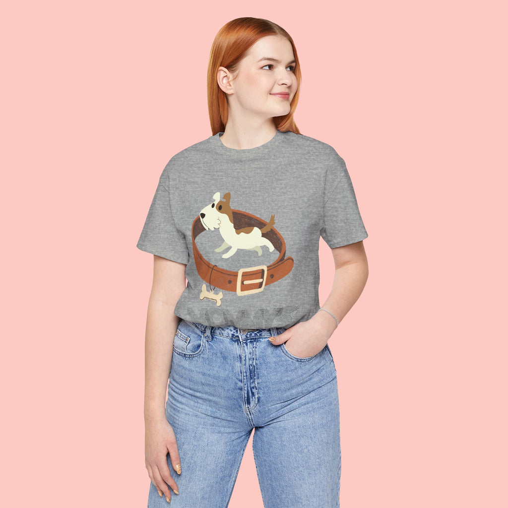 Mommy's Dog T-Shirt – Cute Puppy & Collar Graphic Tee for Dog Moms
