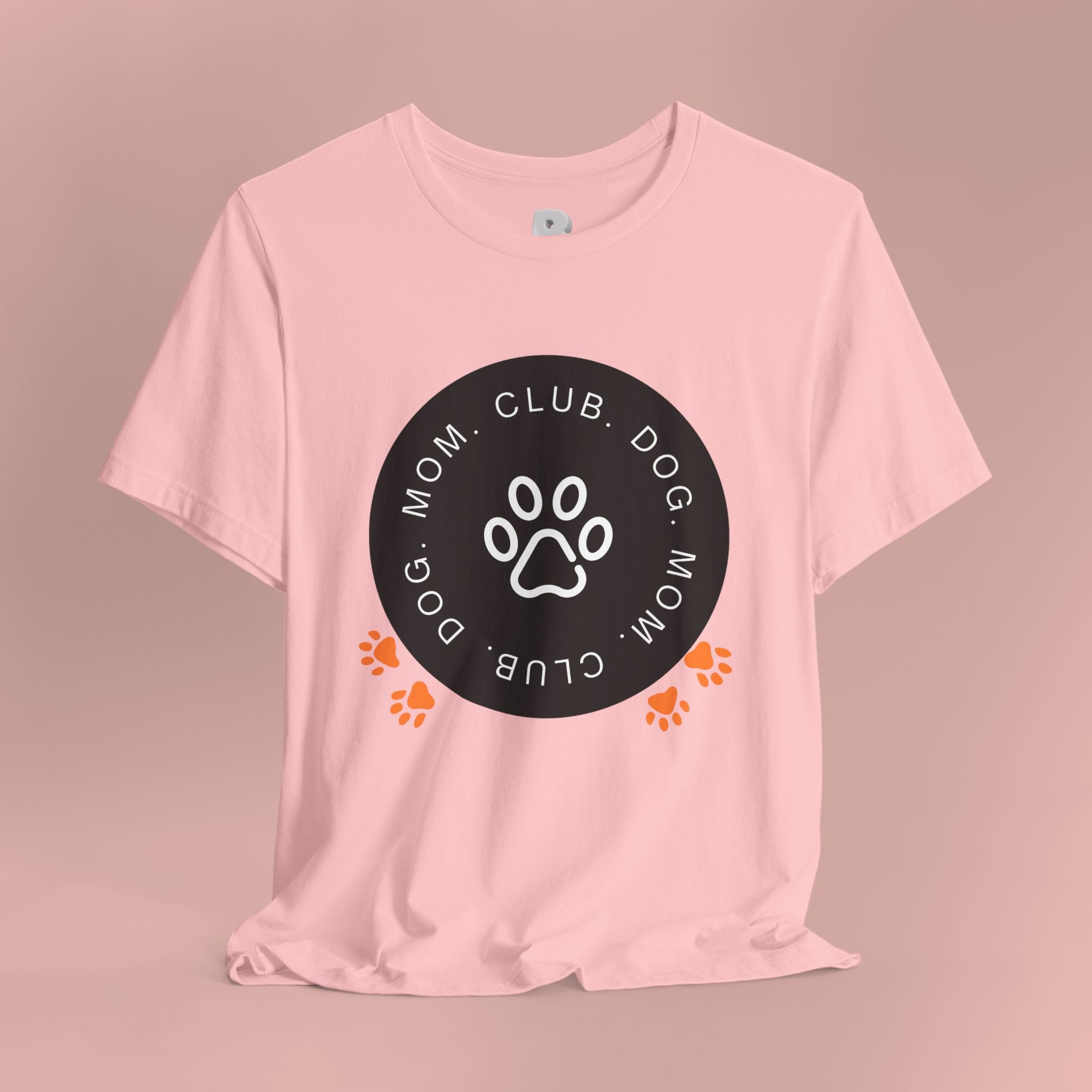 Dog Mom Club T-Shirt — Paw Print Graphic Tee for Pet Lovers
