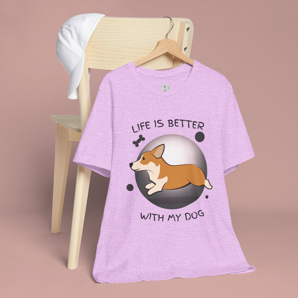 Life Is Better With My Dog Corgi T-Shirt