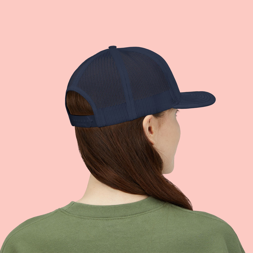 Dog Mom Trucker Cap — Rhinestone Lettering Snapback Hat