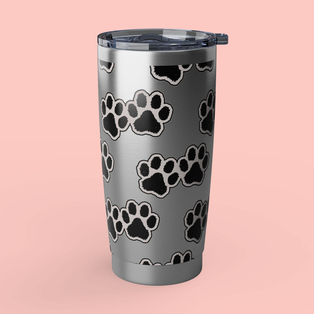 Paw Print 20oz Tumbler – Insulated Stainless Travel Cup for Dog Lovers