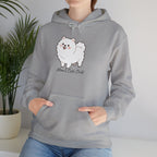 Pomeranian 'Mom's Little Child' Hoodie – Cute White Dog Graphic Pullover