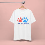 I Am Not Single I Have Dog T-Shirt — Cute Paw Print Dog Lover Tee