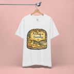 A Dog Is Family T-Shirt - Vintage Pet Lover Tee