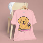 Love Your Dog Tee — Cute Golden Retriever Graphic T-Shirt