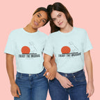 Enjoy the Morning Dog T-Shirt — Graphic Sunrise Pet Lover Tee