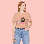 Dog Pawprint T-Shirt — "Pawprints Everywhere I Go" Cute Pet Lover Tee