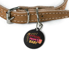 Official Mom's Baby Pet Tag — Cute Paw Print Dog/Cat ID Tag