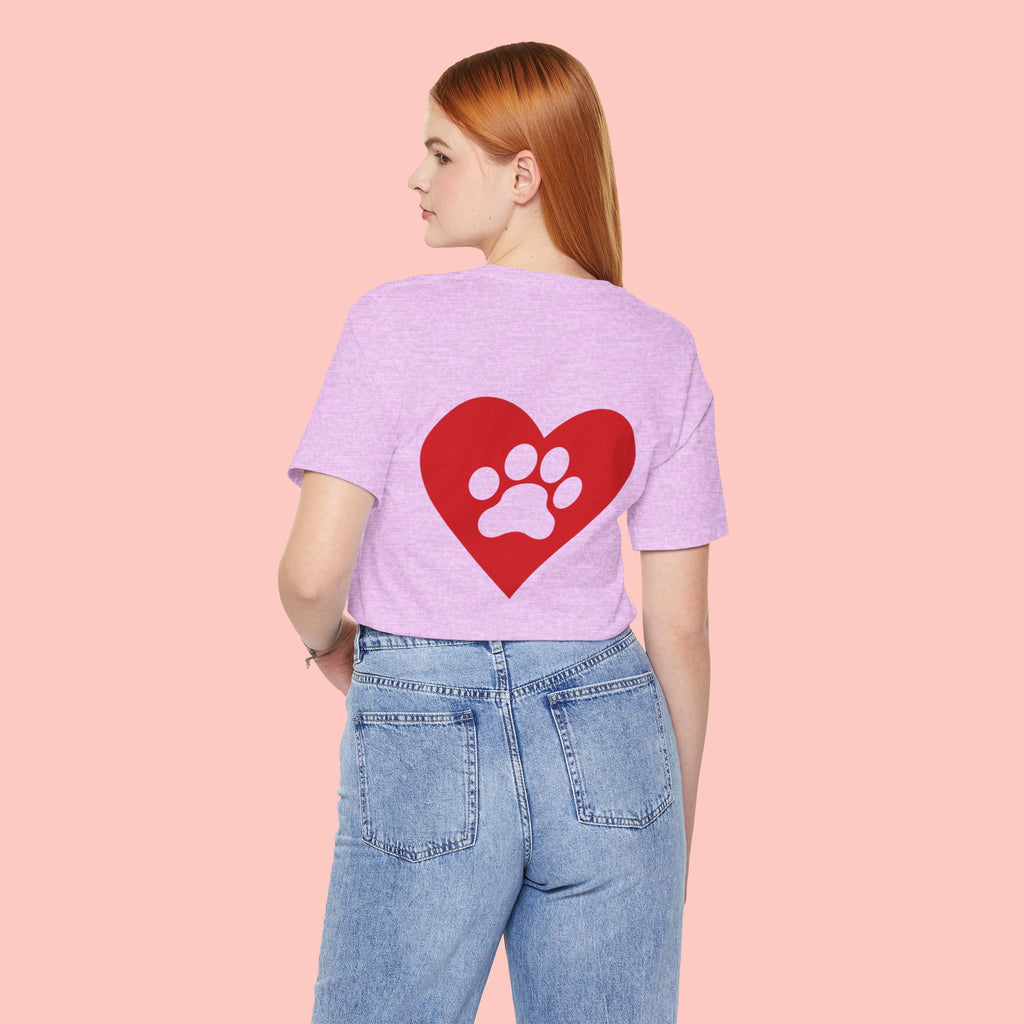 Pet Lover Heart Paw T-Shirt