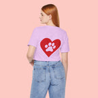 Pet Lover Heart Paw T-Shirt