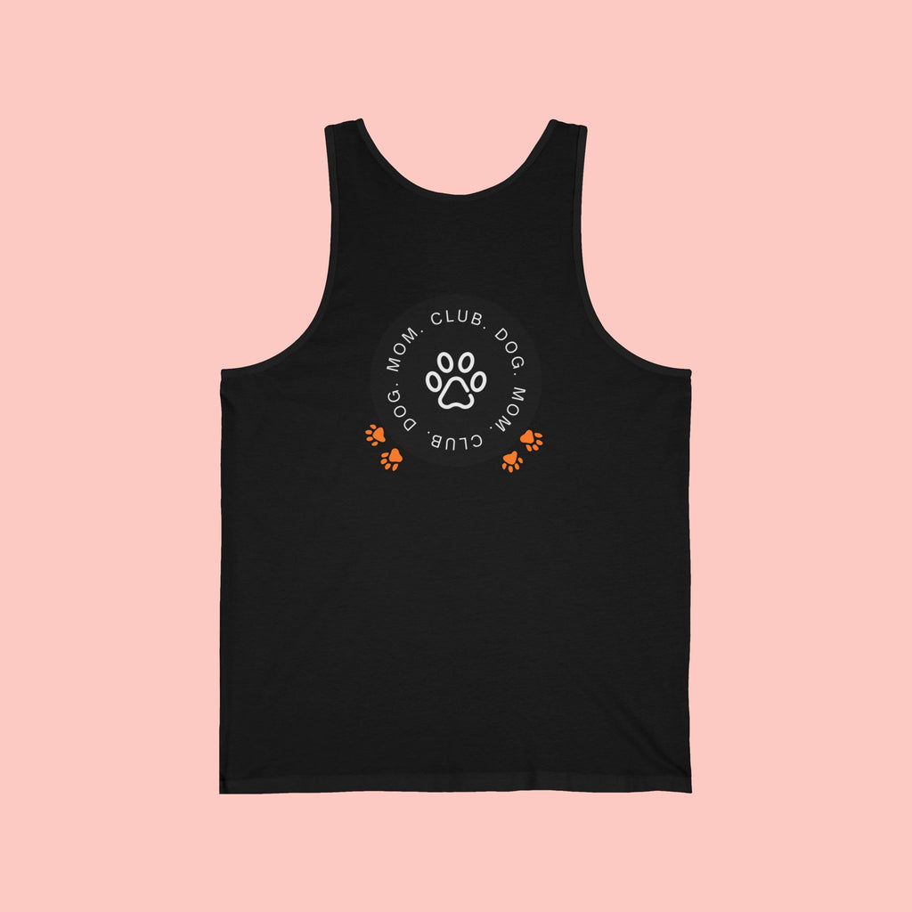 Dog Mom Club Tank Top — Paw Print Graphic Women’s Pet Lover Shirt
