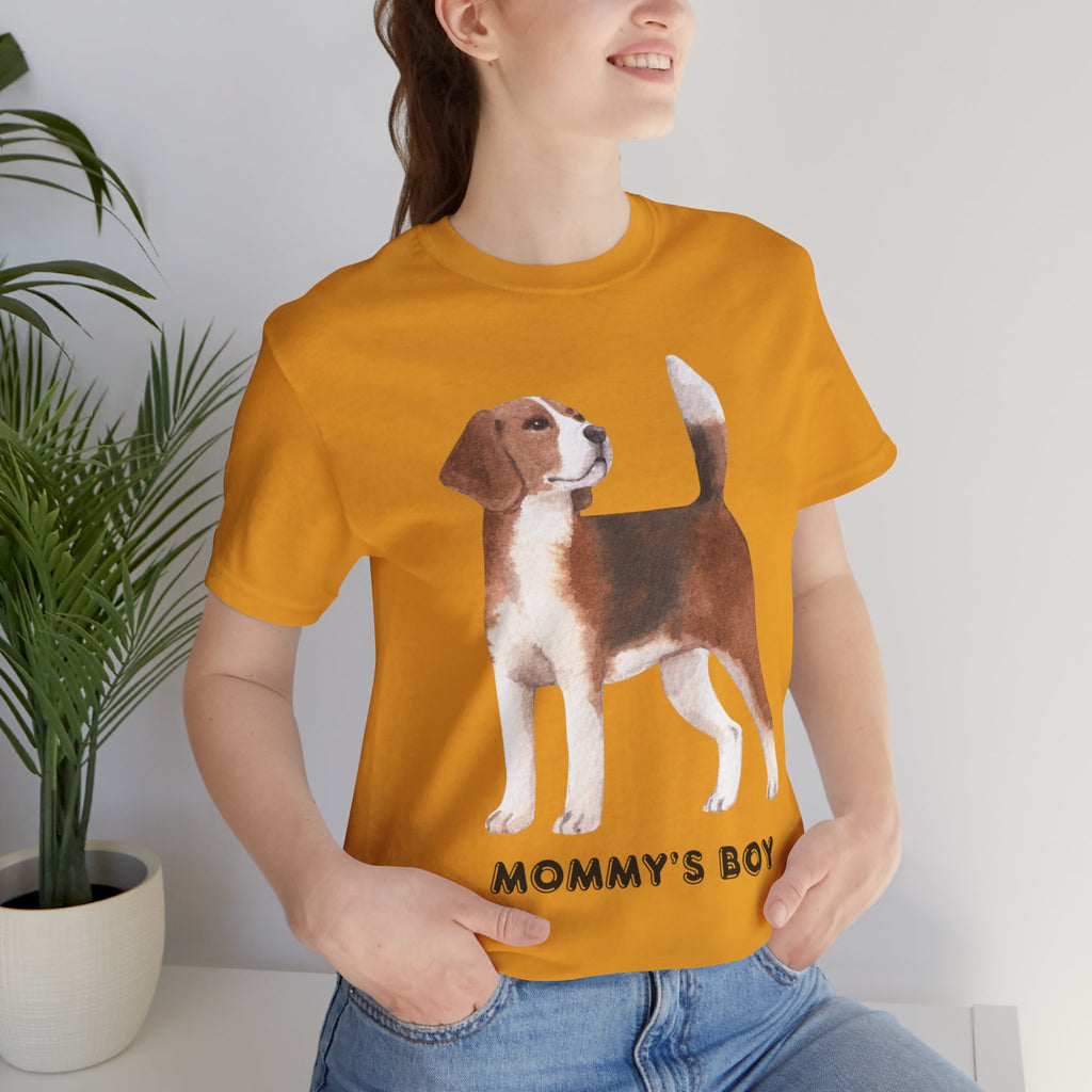Mommy's Boy Beagle T-Shirt — Cute Dog Lover Tee