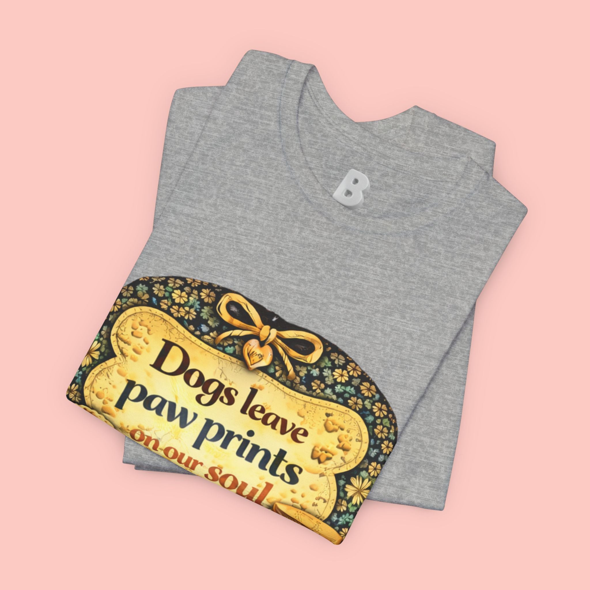 Dogs Leave Paw Prints Tee – Vintage Pet Lover T‑Shirt