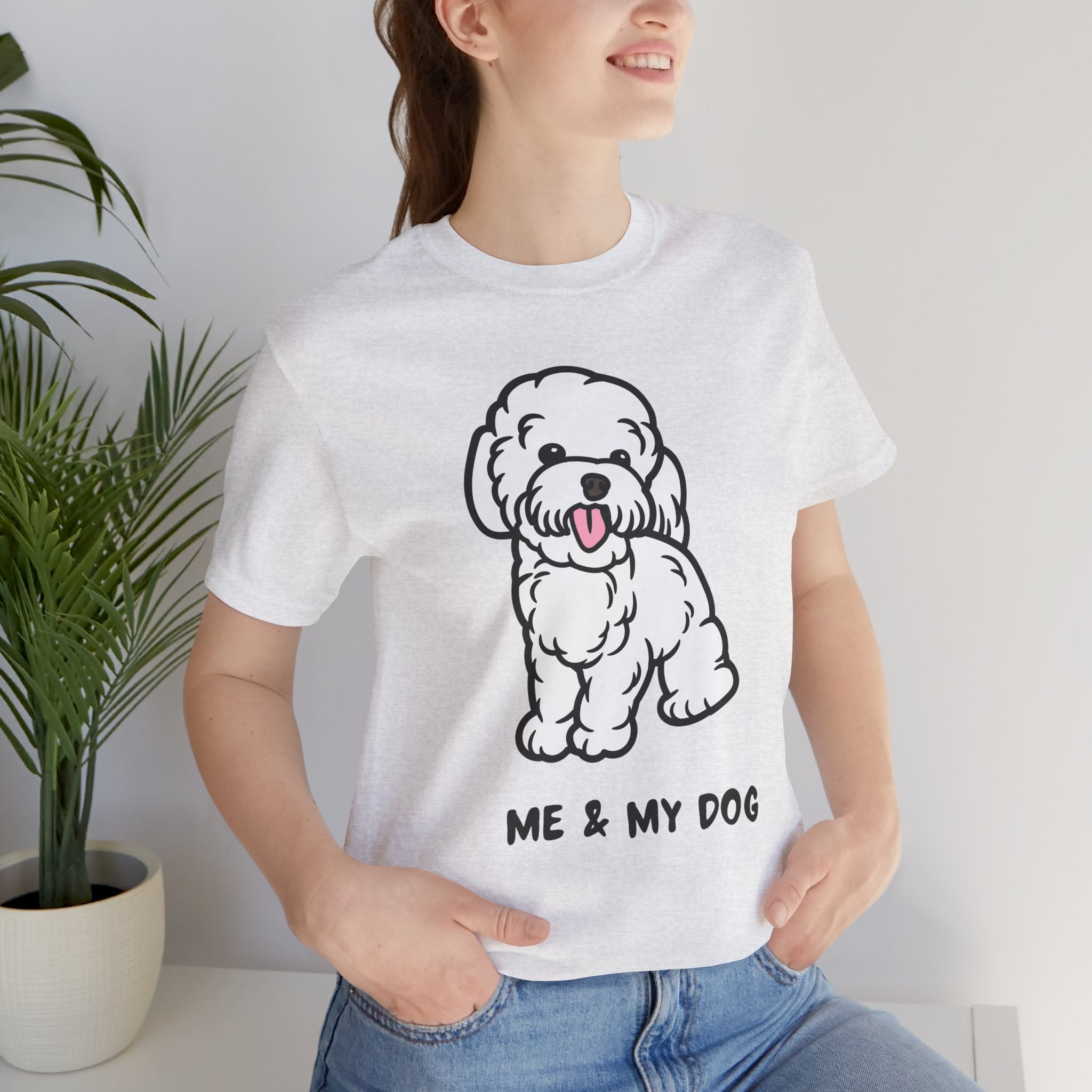 Me & My Dog T-Shirt — Cute Cartoon Puppy Tee for Dog Lovers