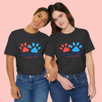 I Am Not Single I Have Dog T-Shirt — Cute Paw Print Dog Lover Tee