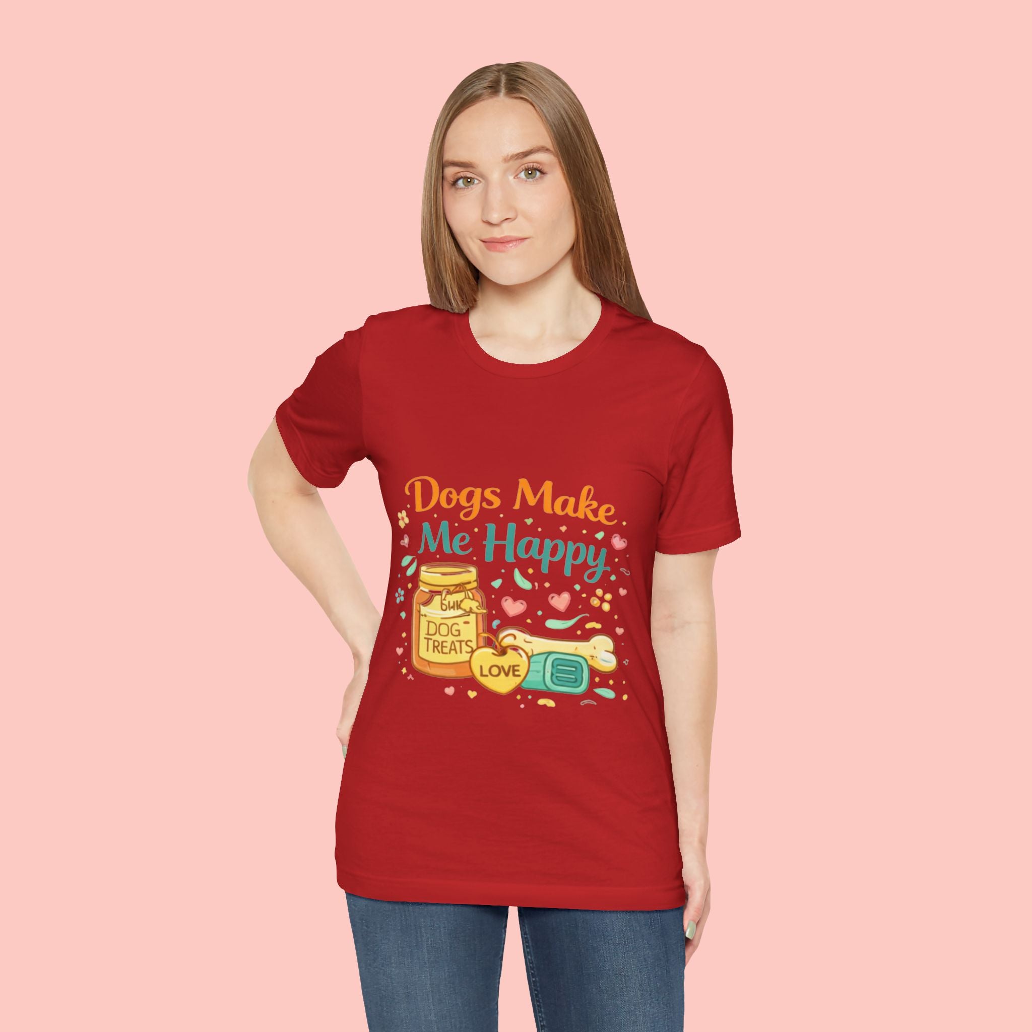 Dogs Make Me Happy T-Shirt