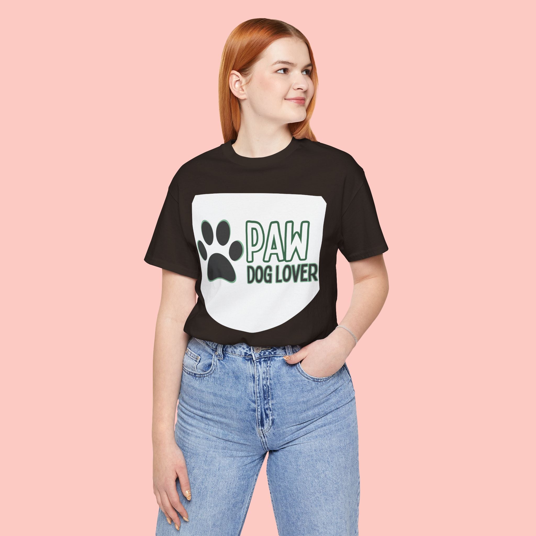 Paw Dog Lover T-Shirt — Cute Paw Print Tee for Dog Owners