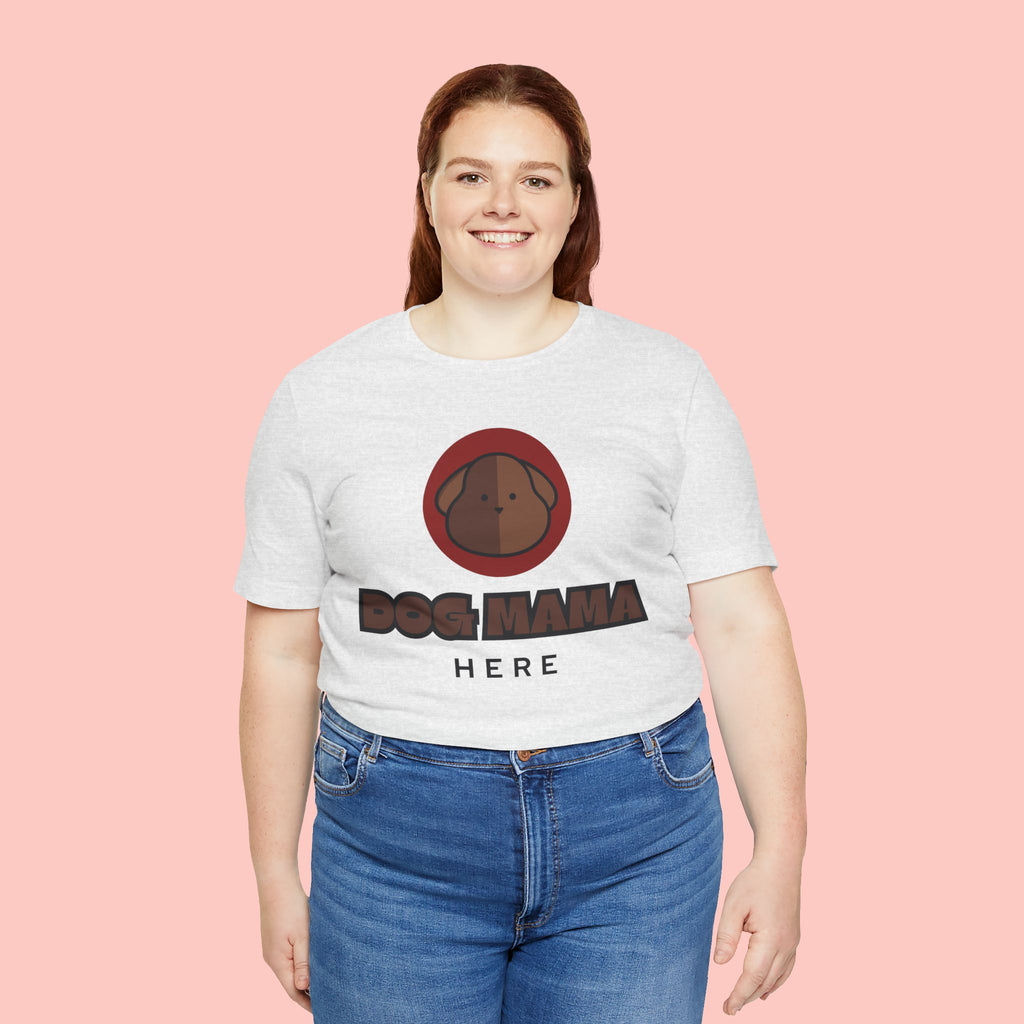 Dog Mama T-Shirt – Cute Brown Pup Graphic Tee