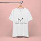 Proud Dog Mom T-Shirt — Cute Paw Print Dog Mom Tee