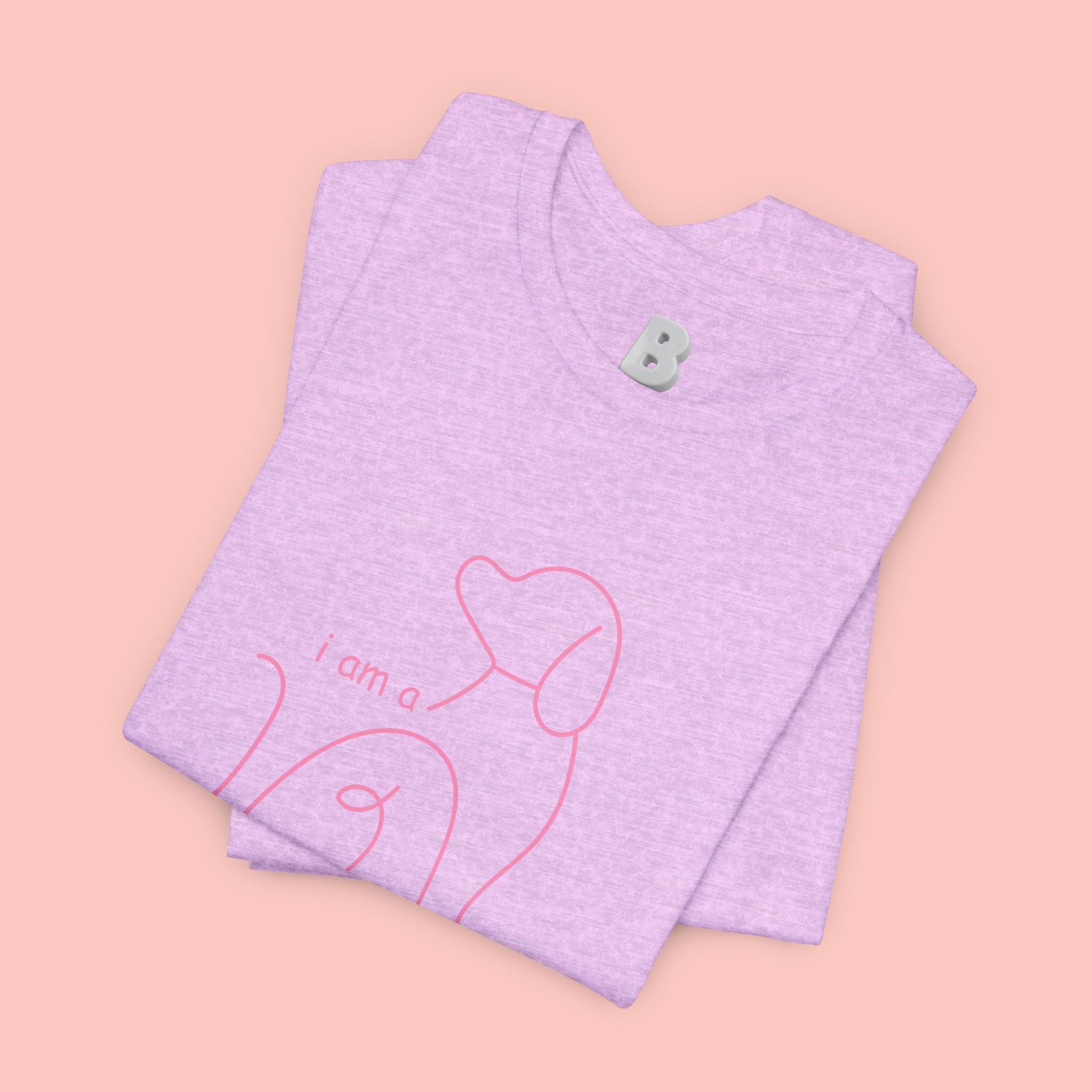 Dog Mom T‑Shirt – Minimal Pink Line Art Dog Tee