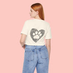 T-Shirt — Heart Pawprint Fingerprint Design (Pet Lover Gift)