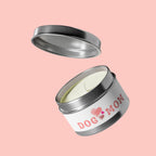 Dog Mom Tin Candle — Heart Paw Scented Travel Candle (Perfect Gift for Dog Lovers)