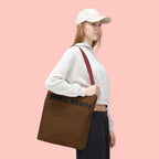 Dog Mom Tote Bag - 'Dog Mom' Printed Canvas Carryall, Gift for Dog Lovers