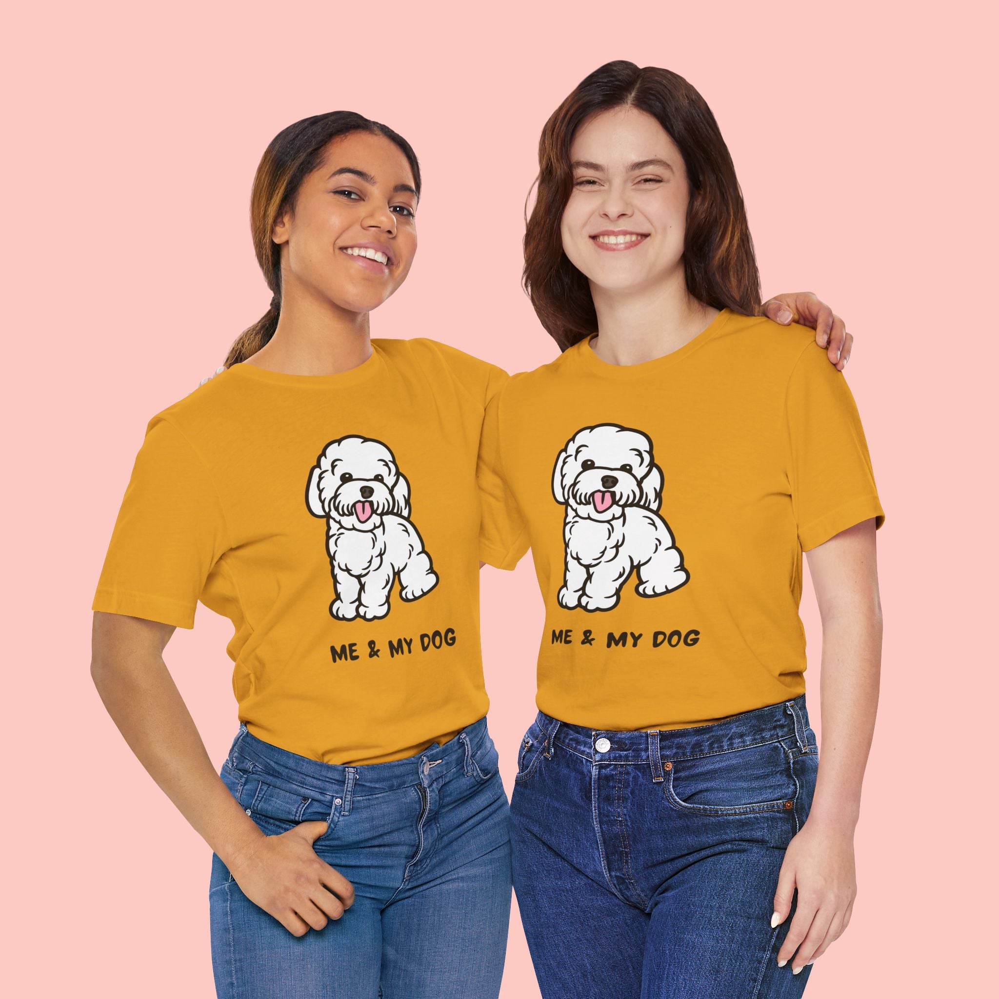 Me & My Dog T-Shirt — Cute Cartoon Puppy Tee for Dog Lovers