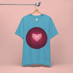Paw Print Heart T‑Shirt — Cute Pet Lover Tee