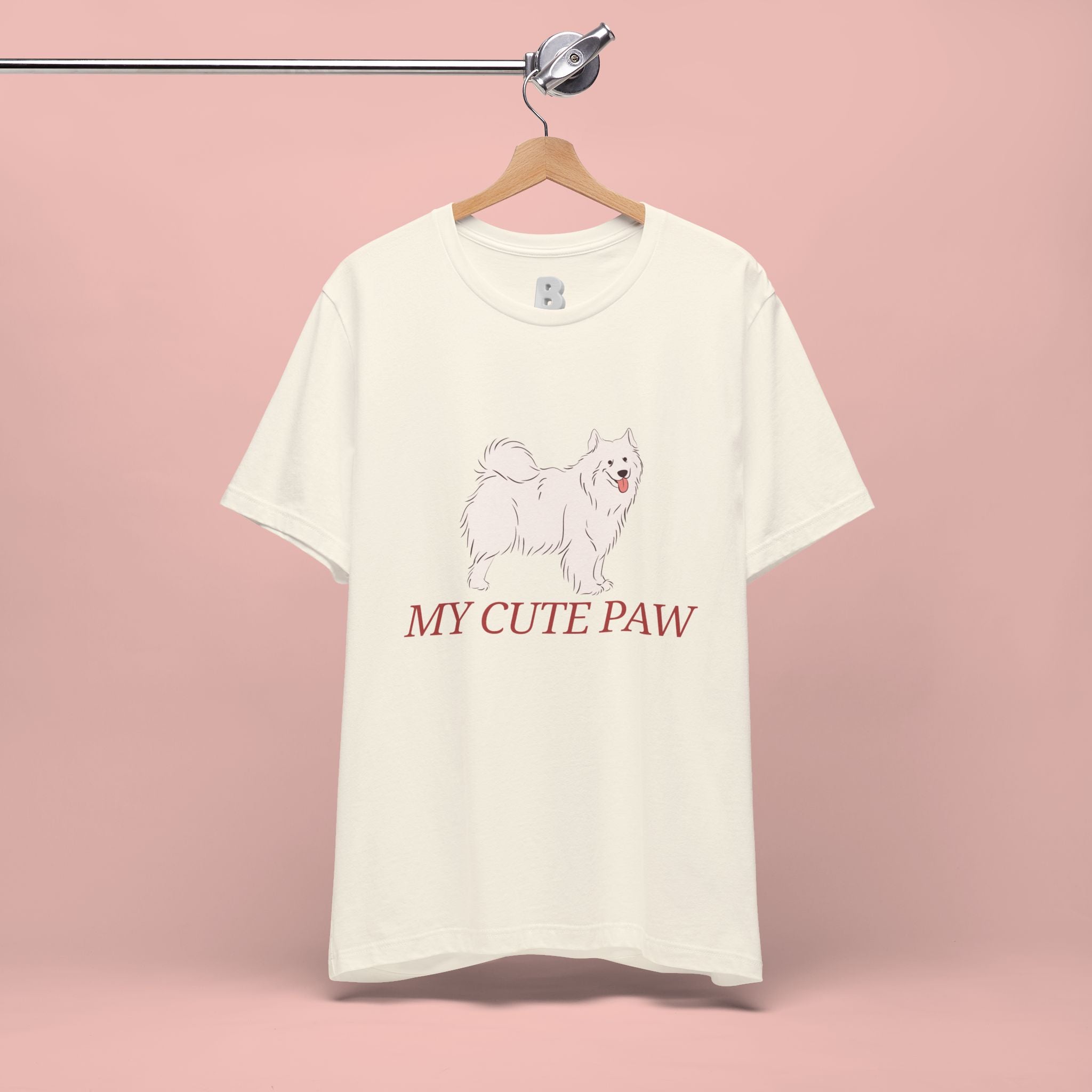 My Cute Paw Samoyed T‑Shirt — Cute Dog Graphic Tee for Pet Lovers