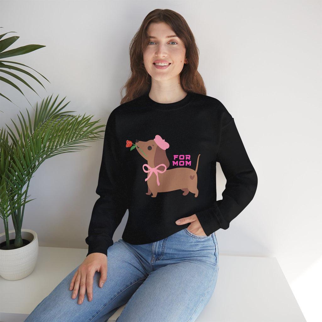 Dachshund 'For Mom' Crewneck Sweatshirt – Cute Dog Mom Gift